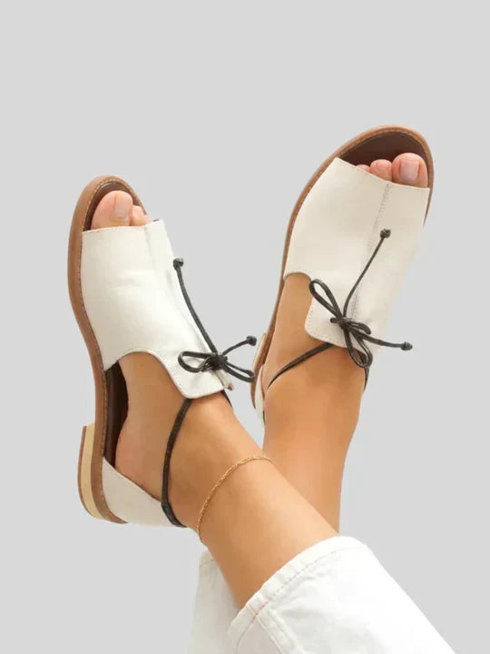 ELARA – STRAPPY LEATHER SANDALS