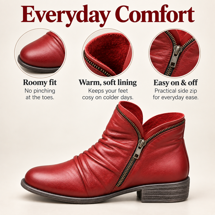 Melinda | Comfortable Ankle Boots