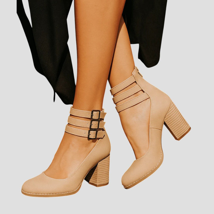 Women's Triple-Strap High-Heel Sandals