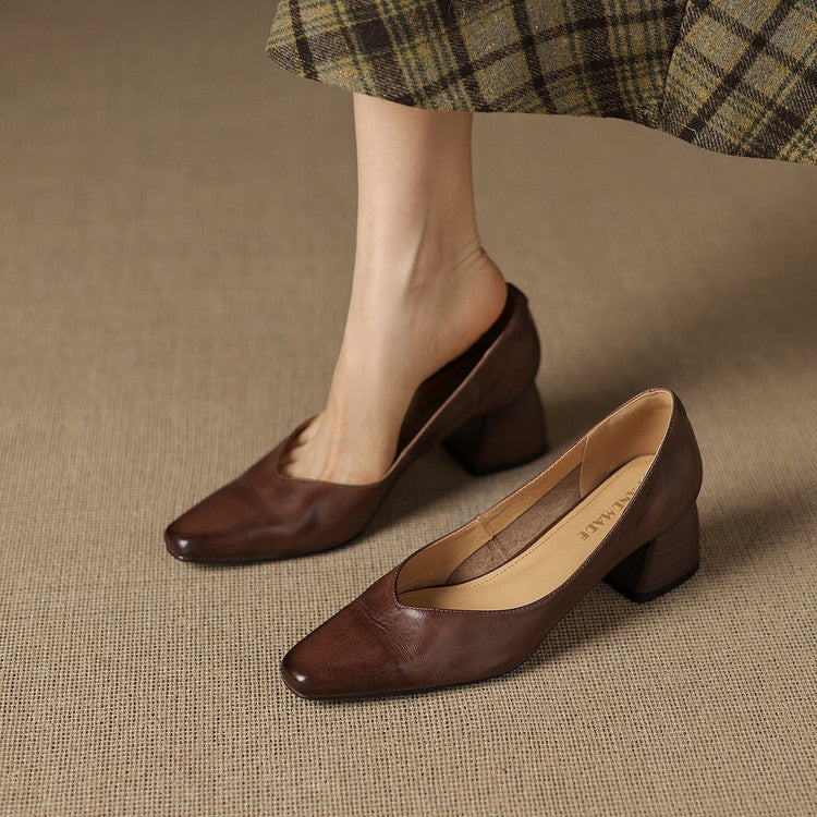 Women's Open-Toe Block-Heel Sandals