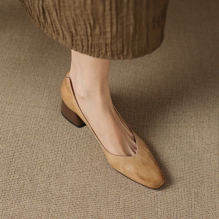 Women's Open-Toe Block-Heel Sandals