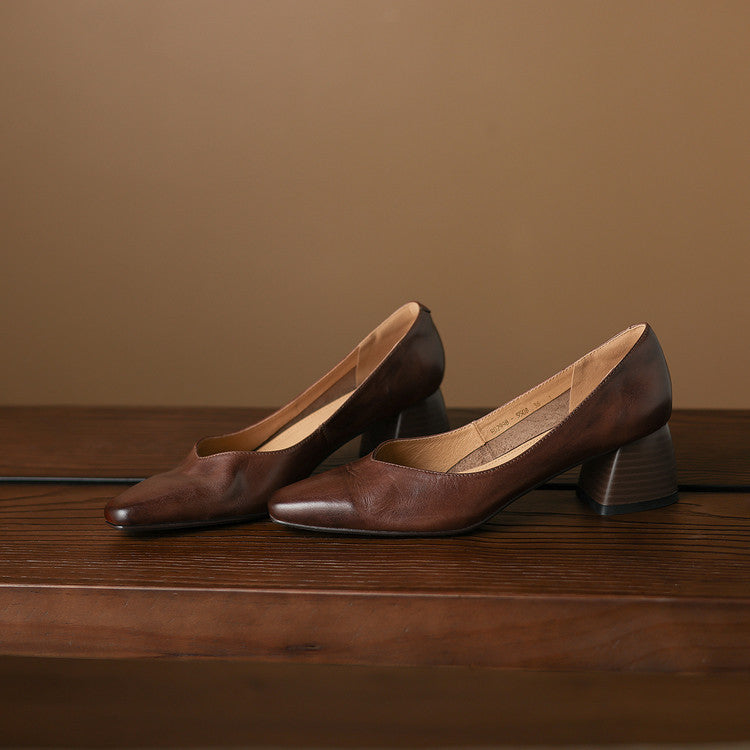 Women's Open-Toe Block-Heel Sandals