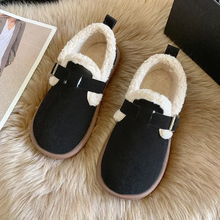 Women's Warm Loafer Shoes