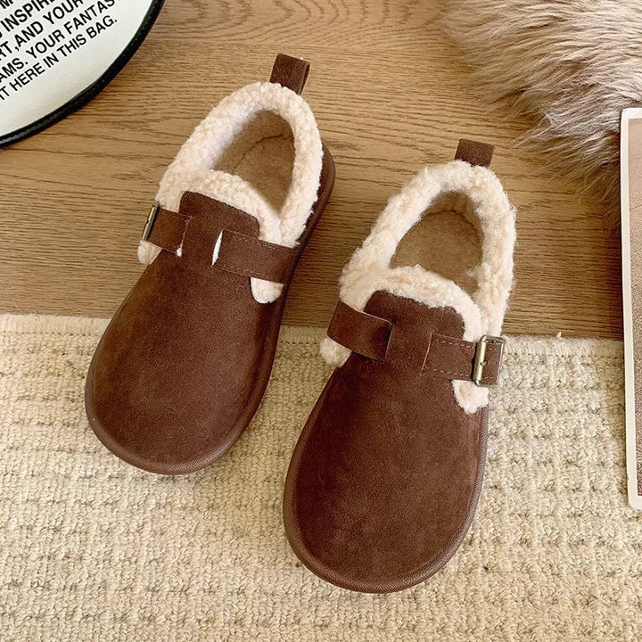 Women's Warm Loafer Shoes