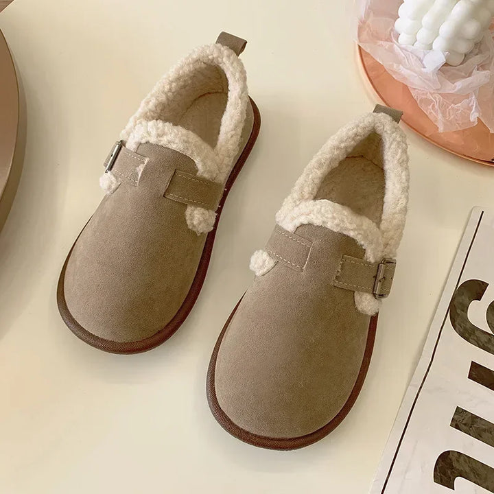 Women's Warm Loafer Shoes