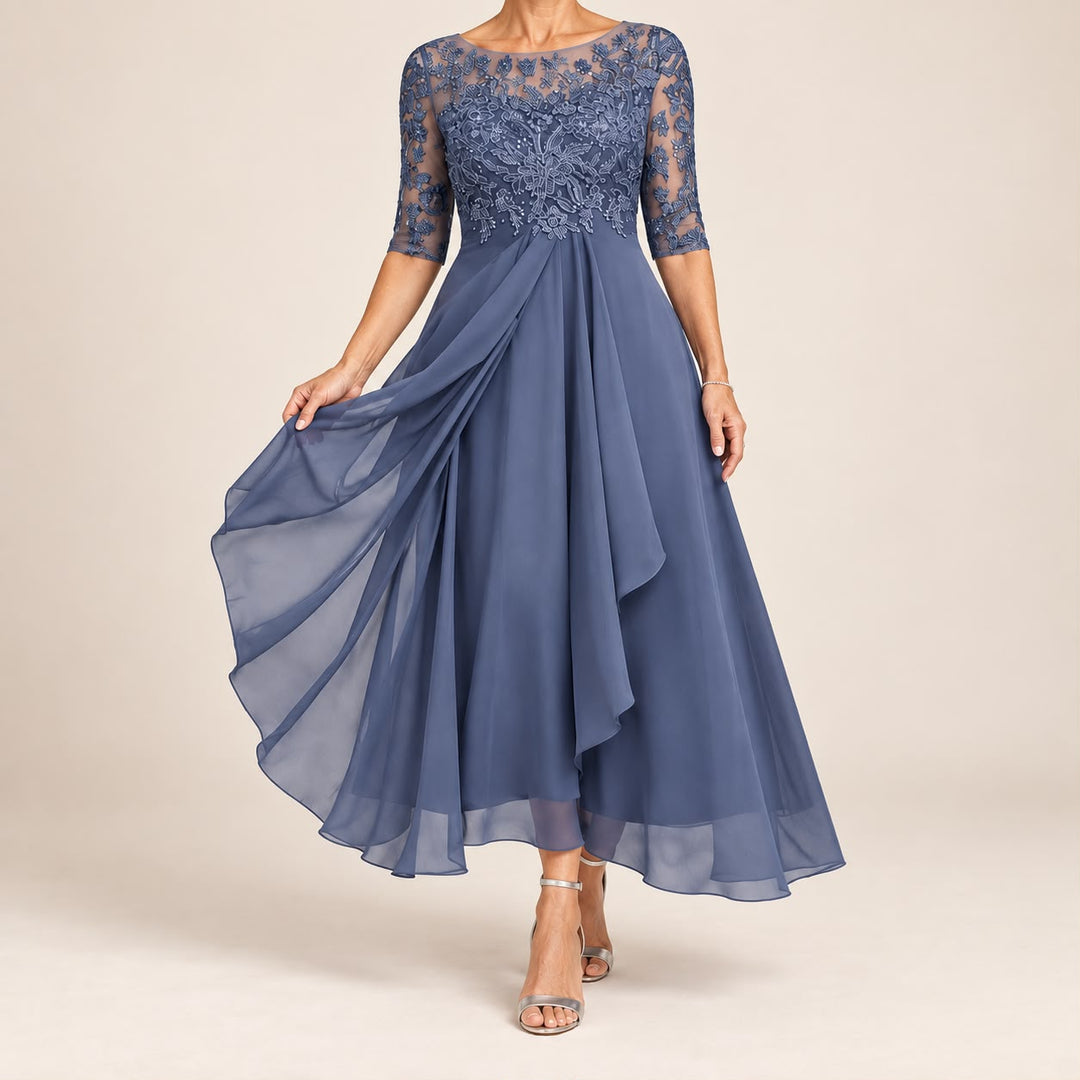 Elara | Soft Flowy Chiffon Dress