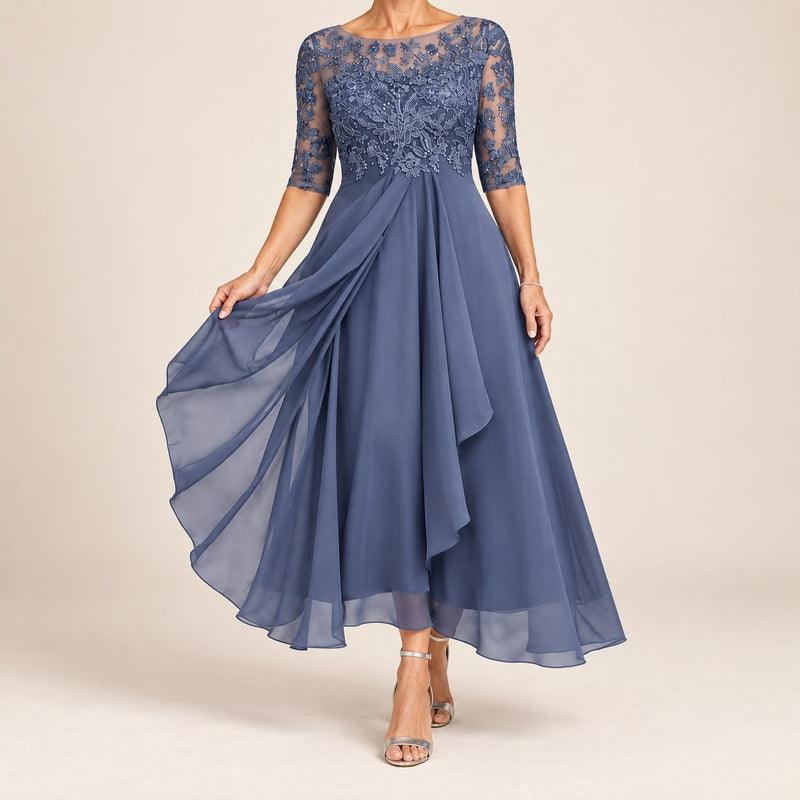 Elara | Robe Chiffon Douce Flow