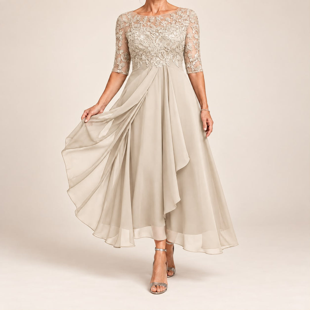 Elara | Soft Flowy Chiffon Dress