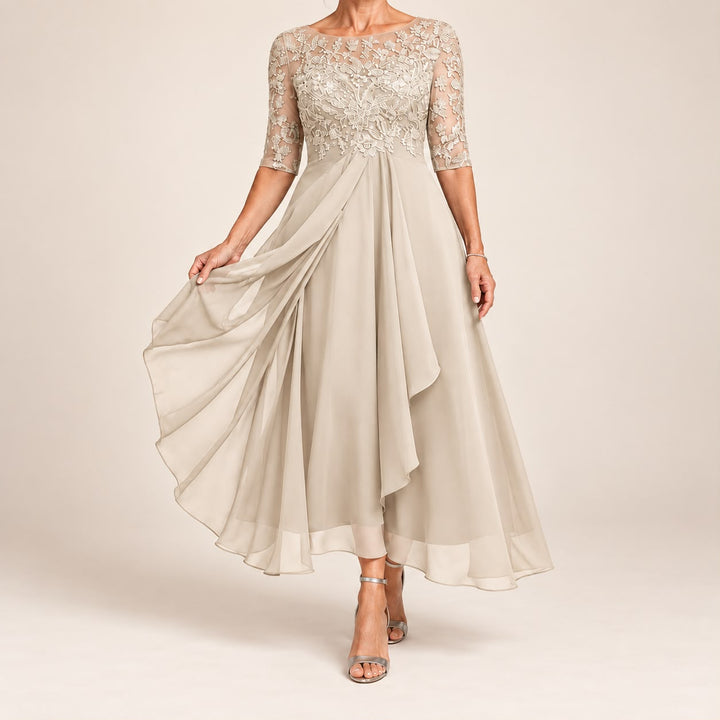 Elara | Soft Flowy Chiffon Dress
