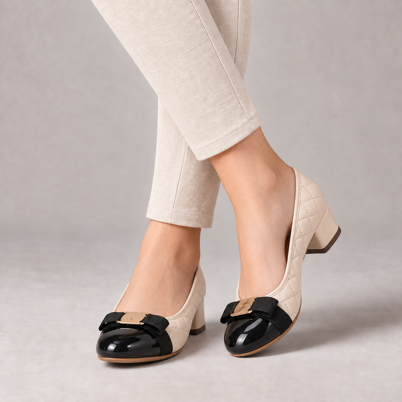 Ballerines Matelassées Confort Femme