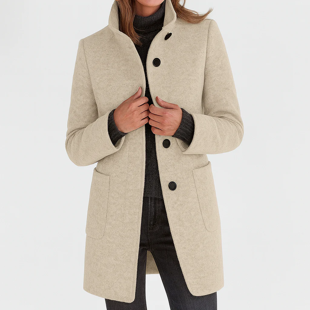 Eleonora | Tailored Button Midi Coat