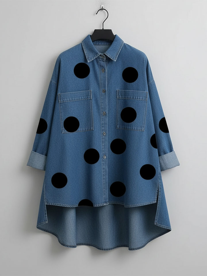 Peggy | Women's Oversized Polka Dot Shirt